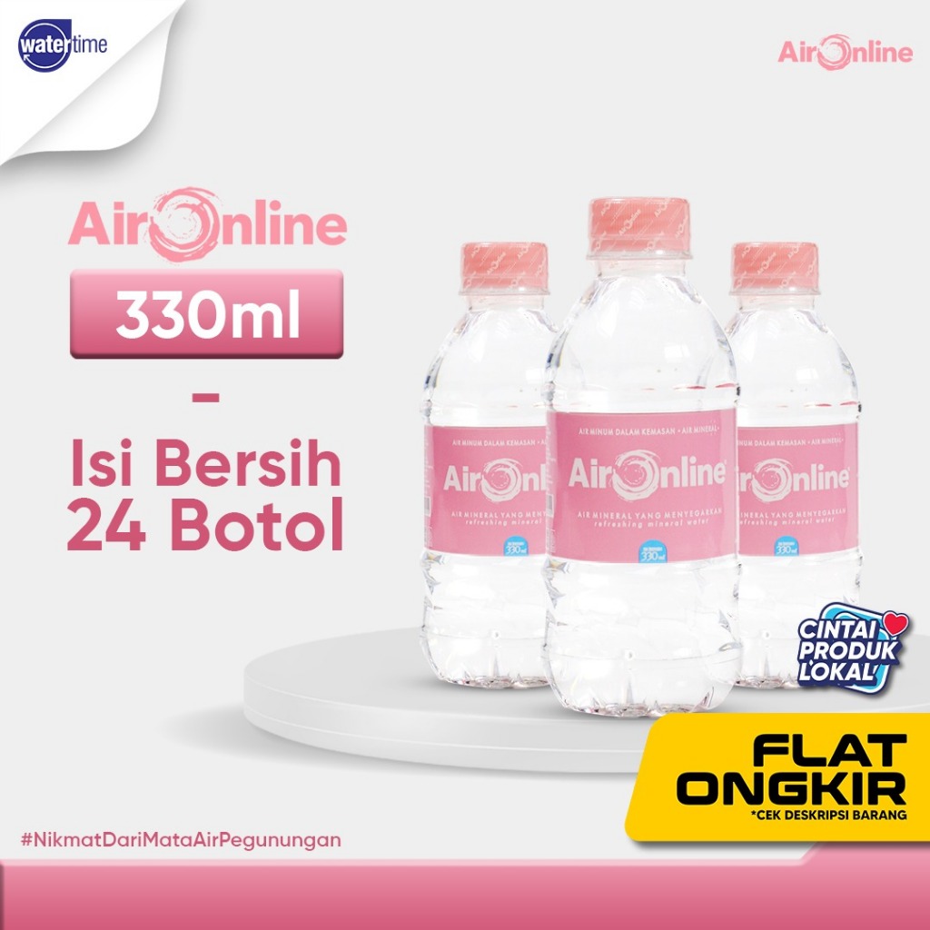 

Air Online Botol Kemasan 330ml Isi 24 Botol