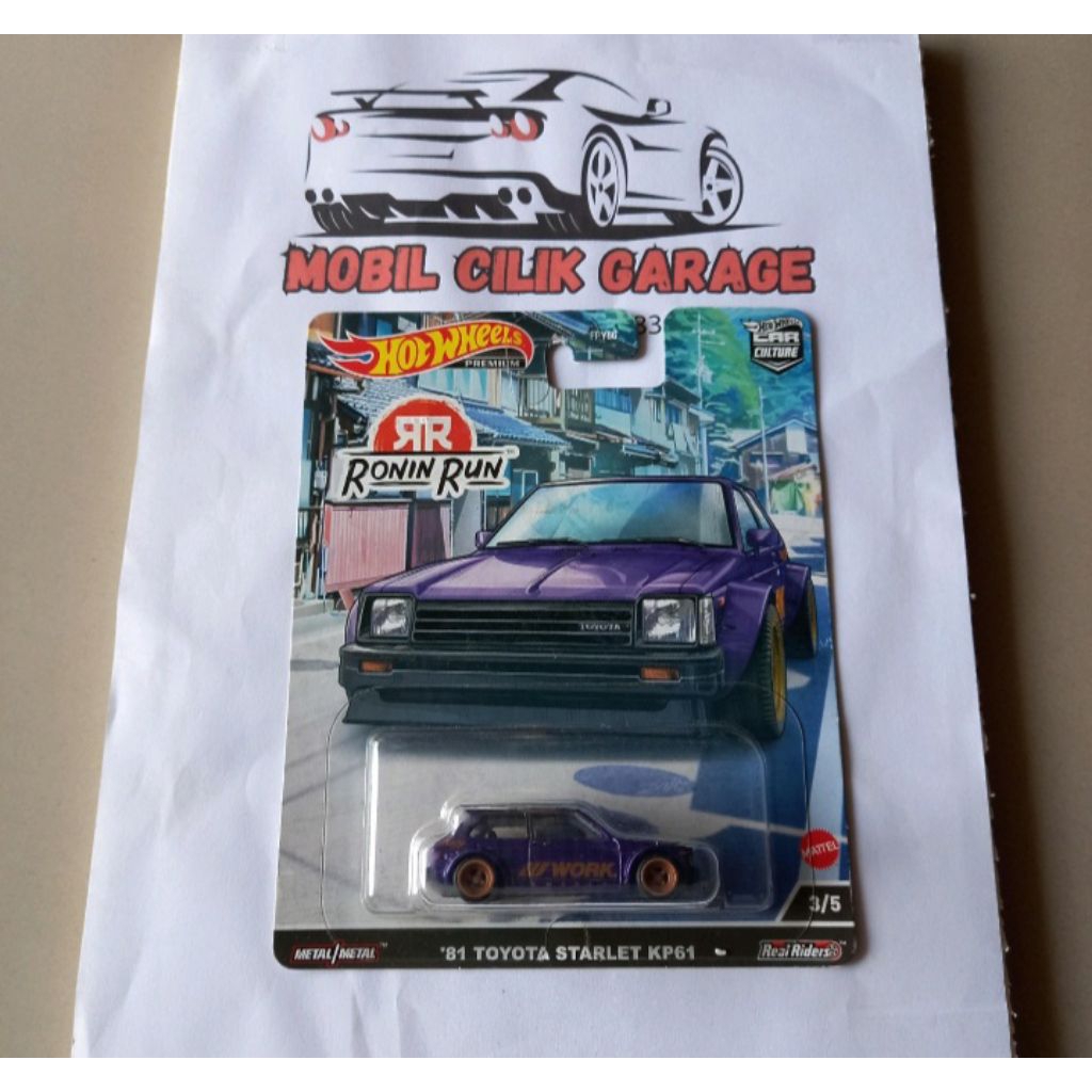 Hotwheels premium starlet card Japan