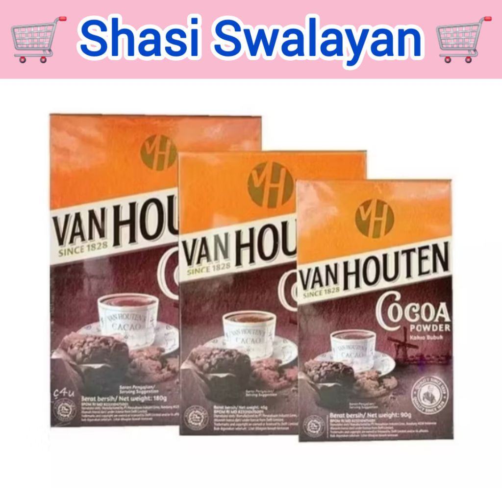 

VAN HOUTEN Cocoa Powder 40gr/ 80gr/ 165gr
