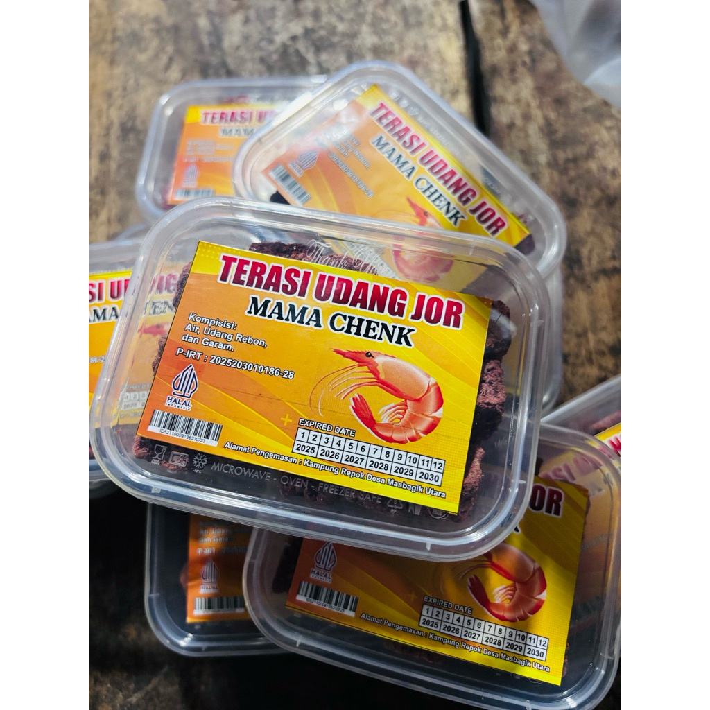 Oleh-Oleh Kahas Lombok NTB terasi Mama chenk oven dadu