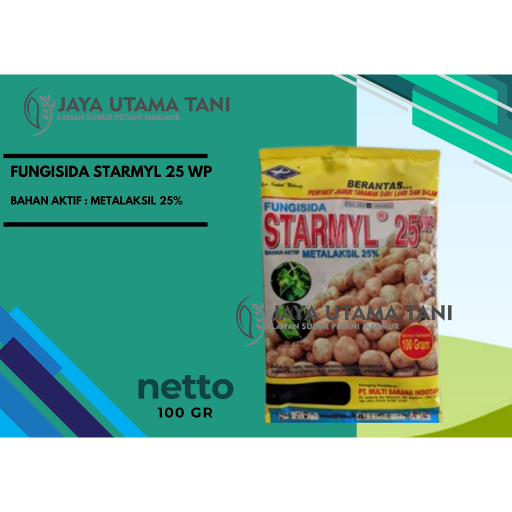 Fungisida Starmyl 25 WP Bahan Aktif Metalaksil 25%