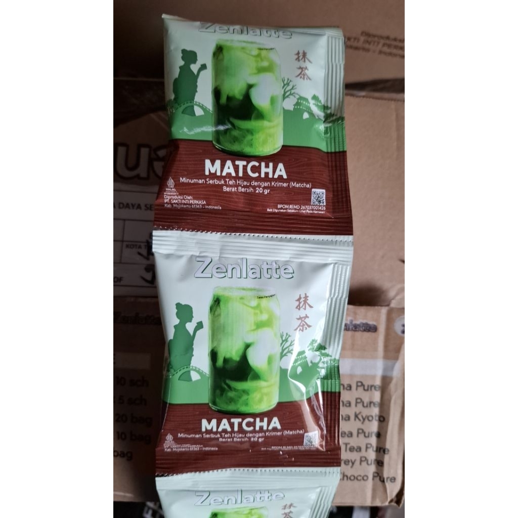 

ZENLATTE MATCHA LATTE 10 Pcs