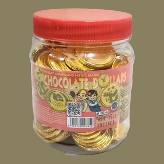 

Pusan Dollar Chocolate Coklat Koin [100 keping/toples]