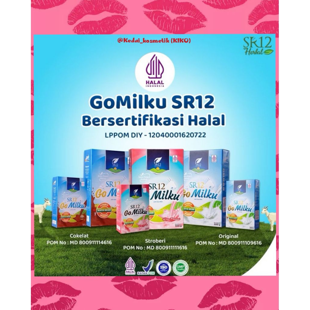 

【COD】 GOMILKU SR12 | Susu Kambing Etawa Premium | Atasi Masalah Lambung, Tulang & Persendian