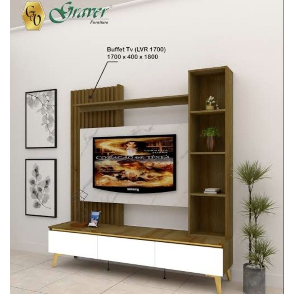 Bufet Tv / Rak TV LVR 1700 By Graver + Rakit