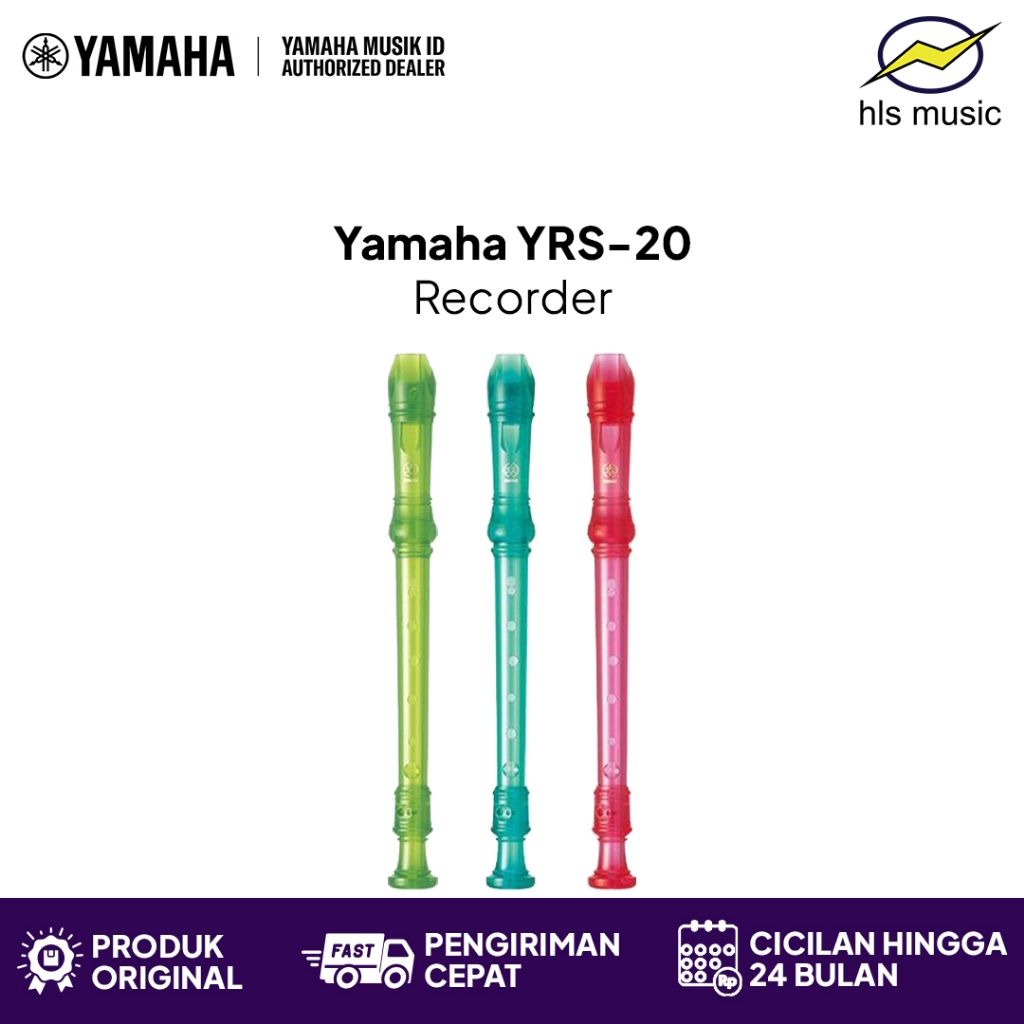 Suling Yamaha / Recorder Yamaha Sopran Transparan