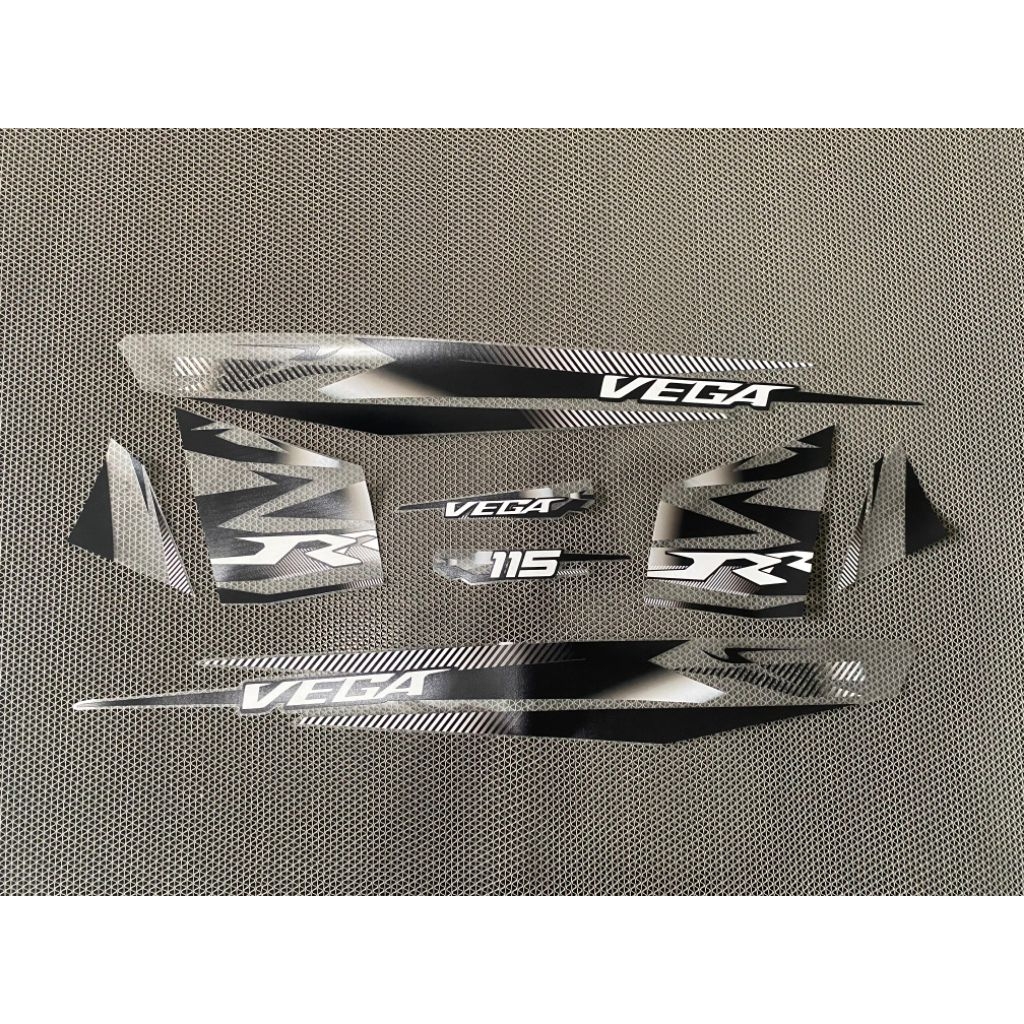 STRIPING TRANSPARAN VEGA R NEW BLACK SILVER