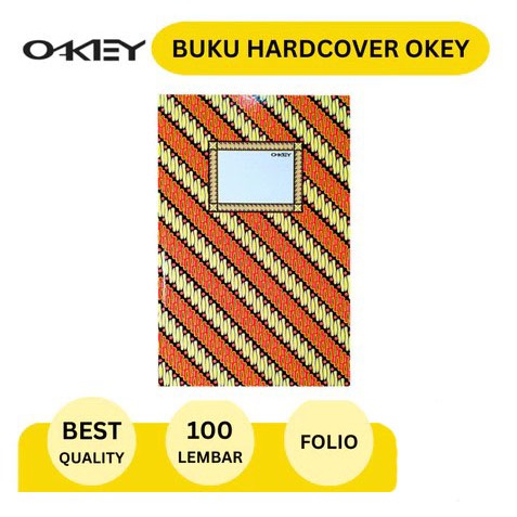 

Buku Tulis Hard Cover Folio OKEY isi 100 lbr - Buku Akuntansi Folio 100 Lbr