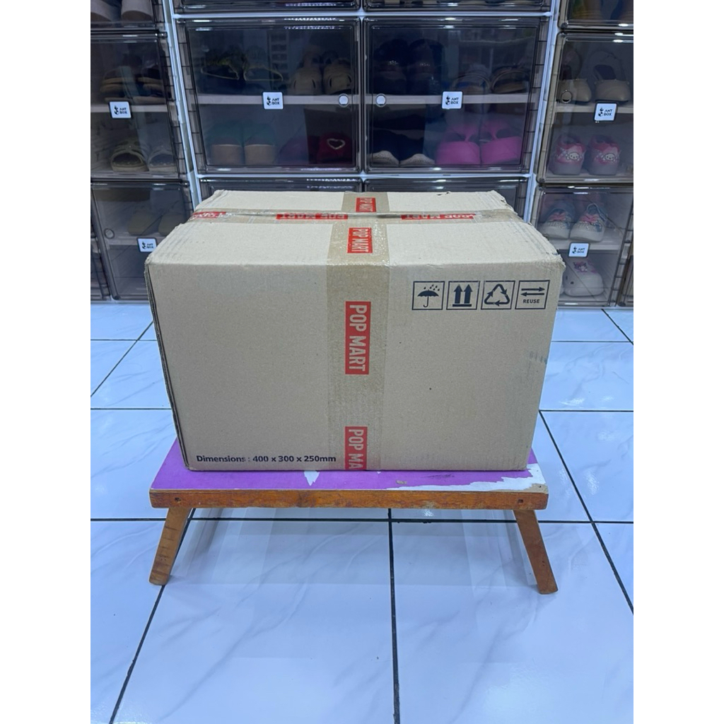

Kardus 40 cm x 30 cm x 25 cm (550) Bekas Pop Mart Double Wall