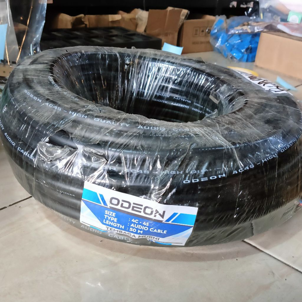 Kabel Speaker 4x4mm Odeon 4C4S Kabel Speaker 4mili isi 4