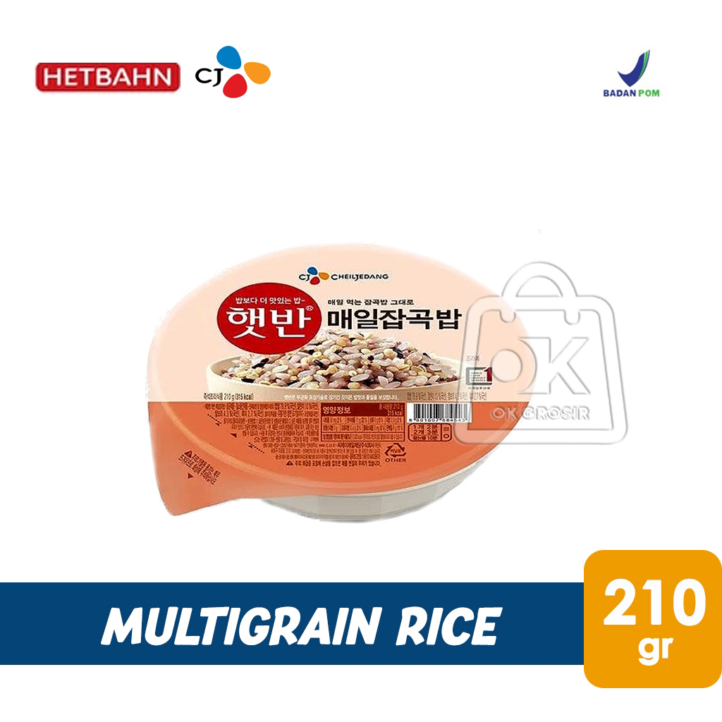 

Nasi Instant Beras Multigrain CJ HETBAHN Multigrain Rice (210 gr)