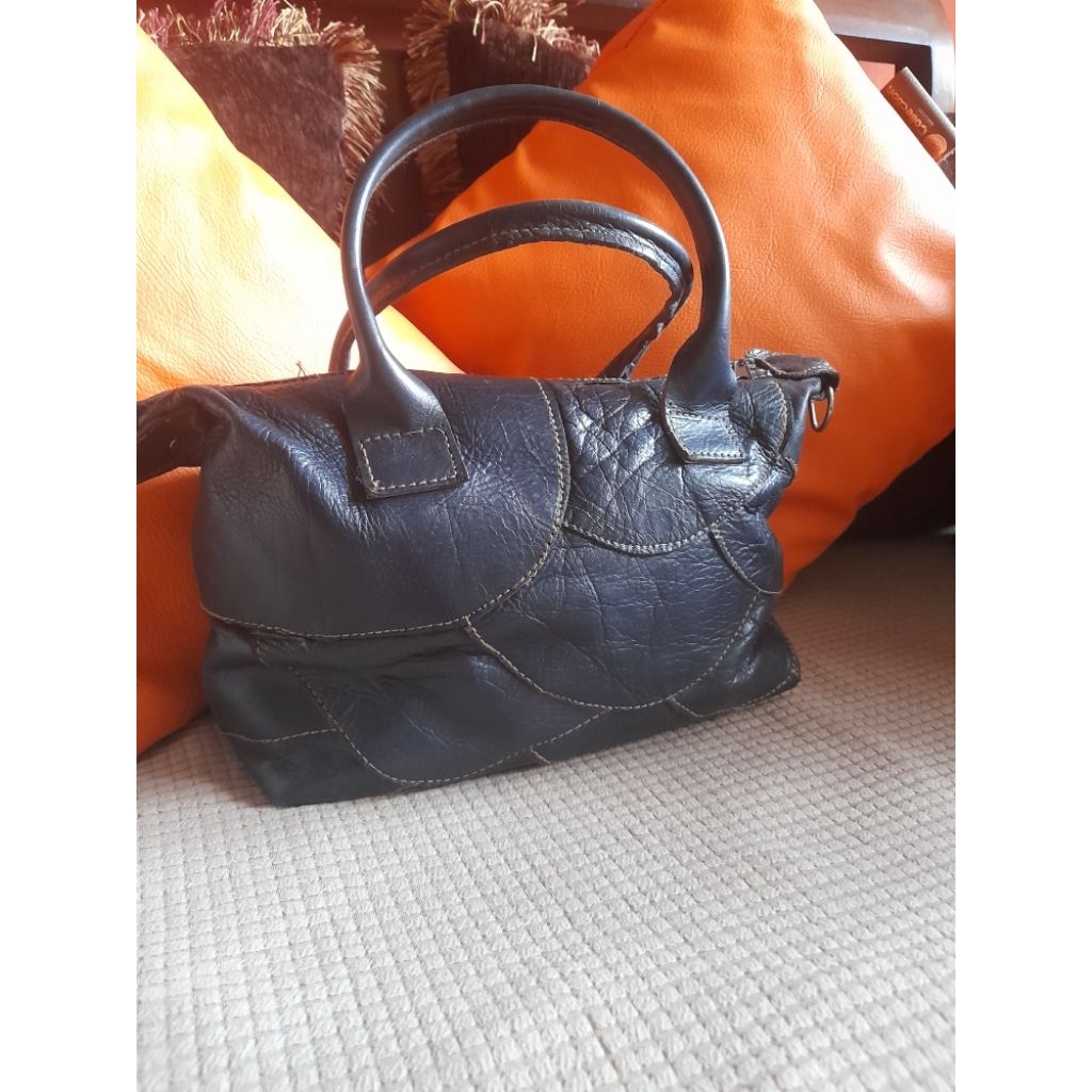 tas wanita preloved biru