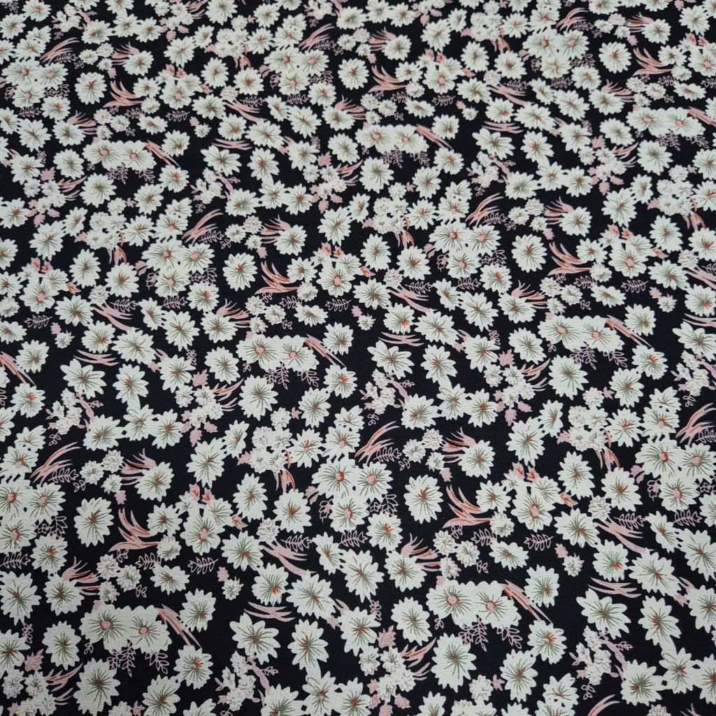 Kain wolly crepe - kain moscrepe - kain zara crepe - kain crepe motif  MAt