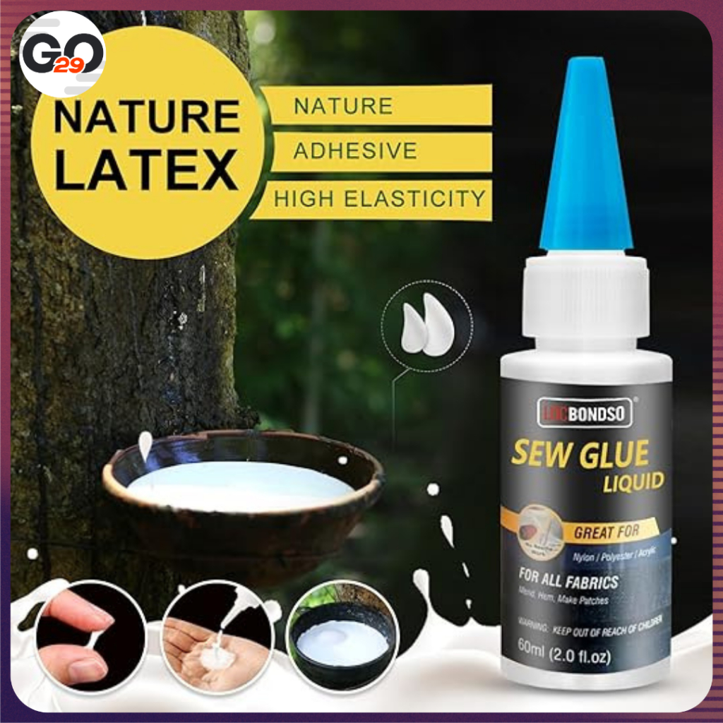 Sew Glue Lem Kain Jahit Tanpa Mesin – Kuat, Praktis & Cepat Kering