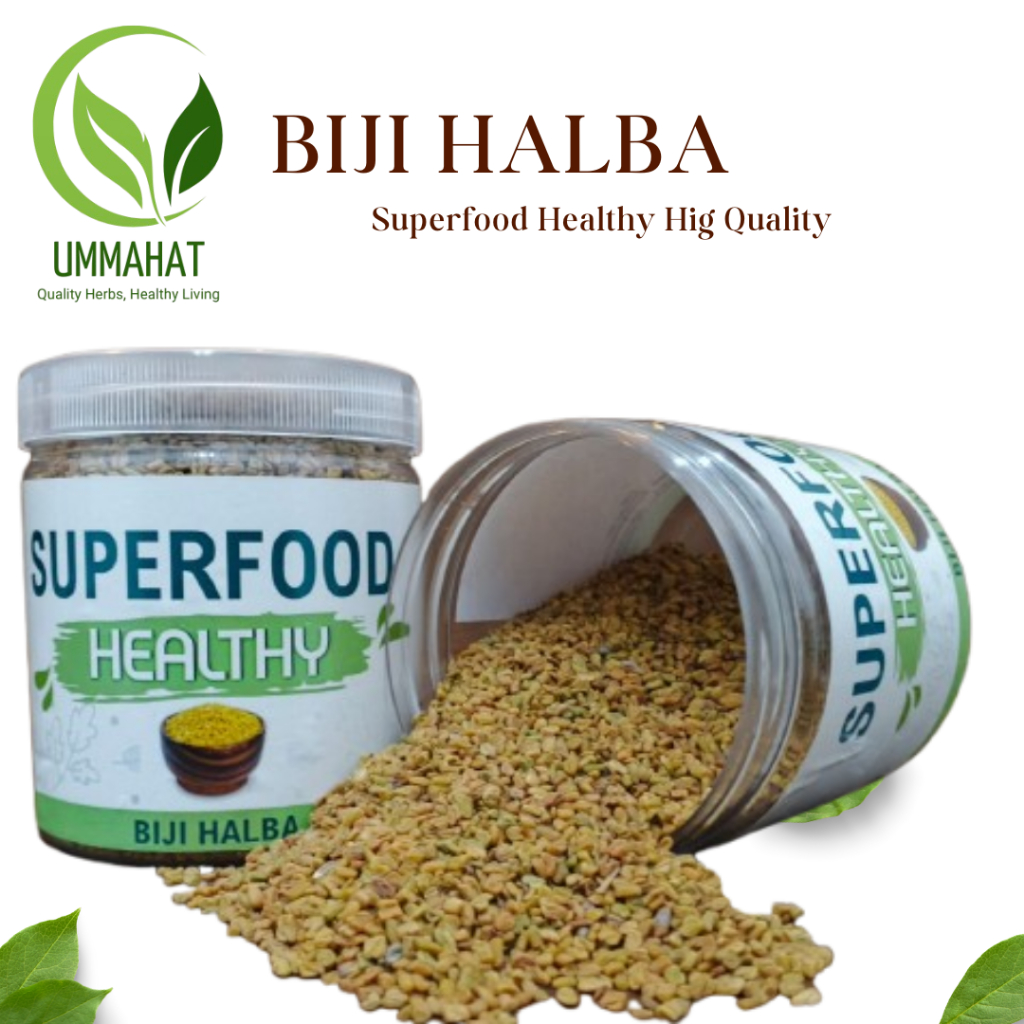 

Fenugrek / Biji Halba 500 Gram SuperfoodHealthy / Asli Fenugreek Seed / Kelabat Hulbah / Methi [KUALITAS TERBAIK]