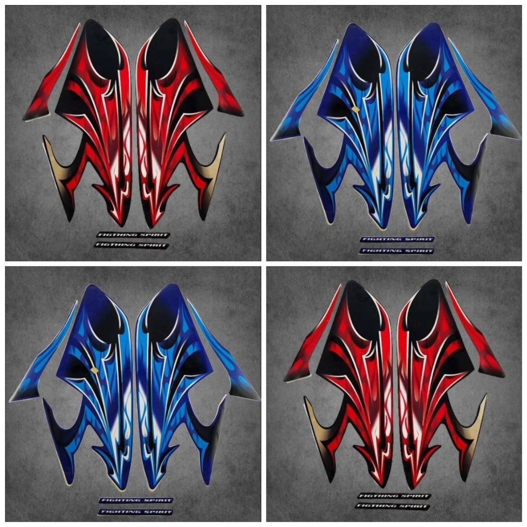 Stiker Striping Lis Body Motor Rx King 2006 Standar