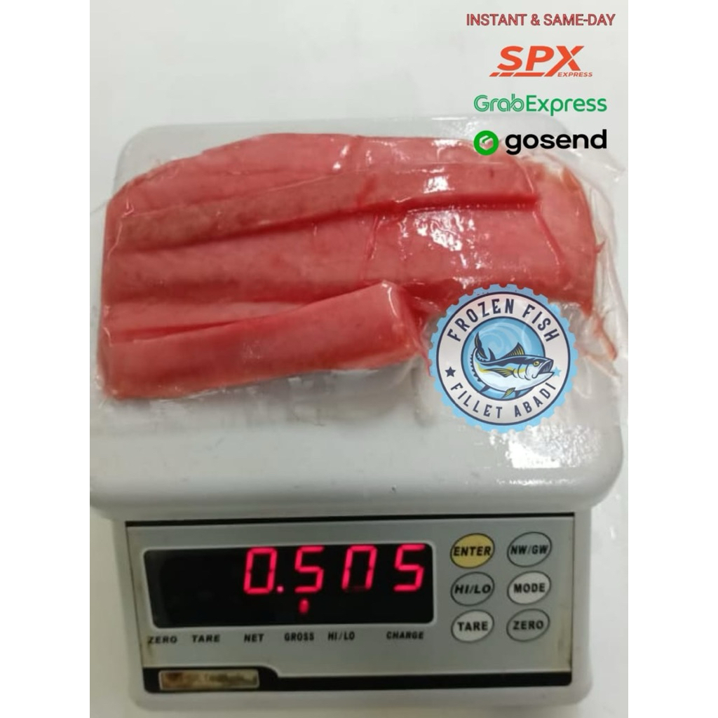 

Ikan Tuna Parcel Fillet YellowFin Premium 500gram Grade Export Best Quality