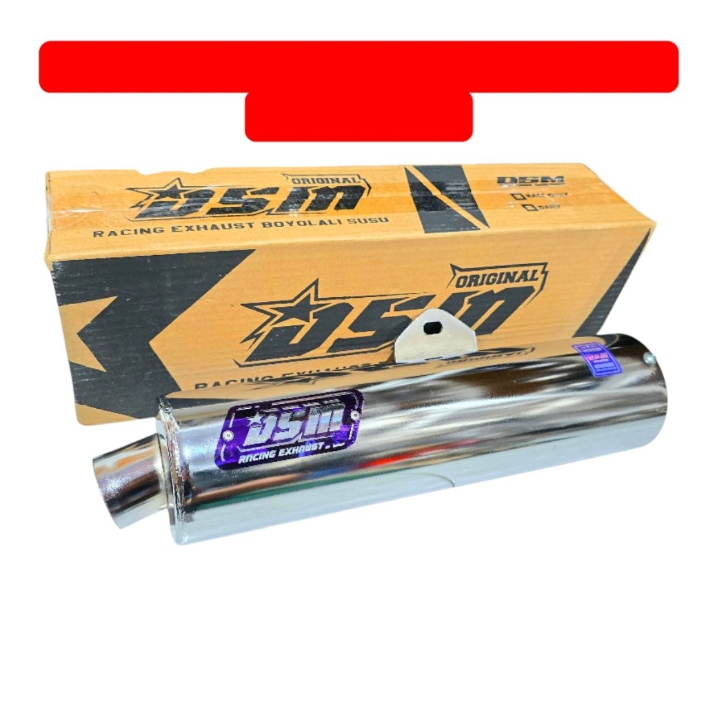 Knalpot Satria Fu bobokan dan standar original dsm