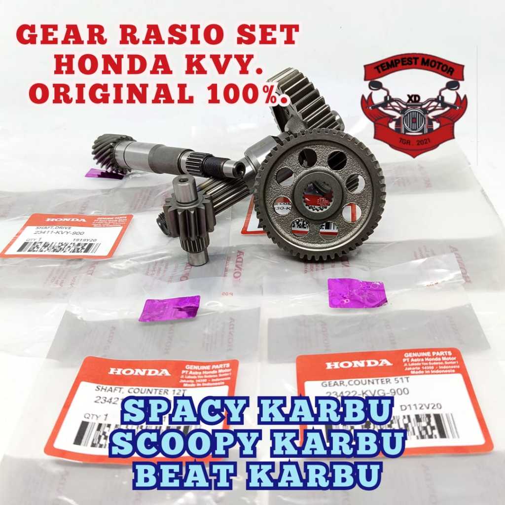GER RASIO BEAT KARBU RASIO HONDA KVY GIR RASIO SCOOPY KARBU RASIO ORI BEAT KARBU RASIO SPACY KARBU