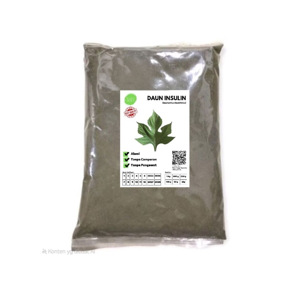 

Daun Insulin Bubuk 500gram Alami Organik