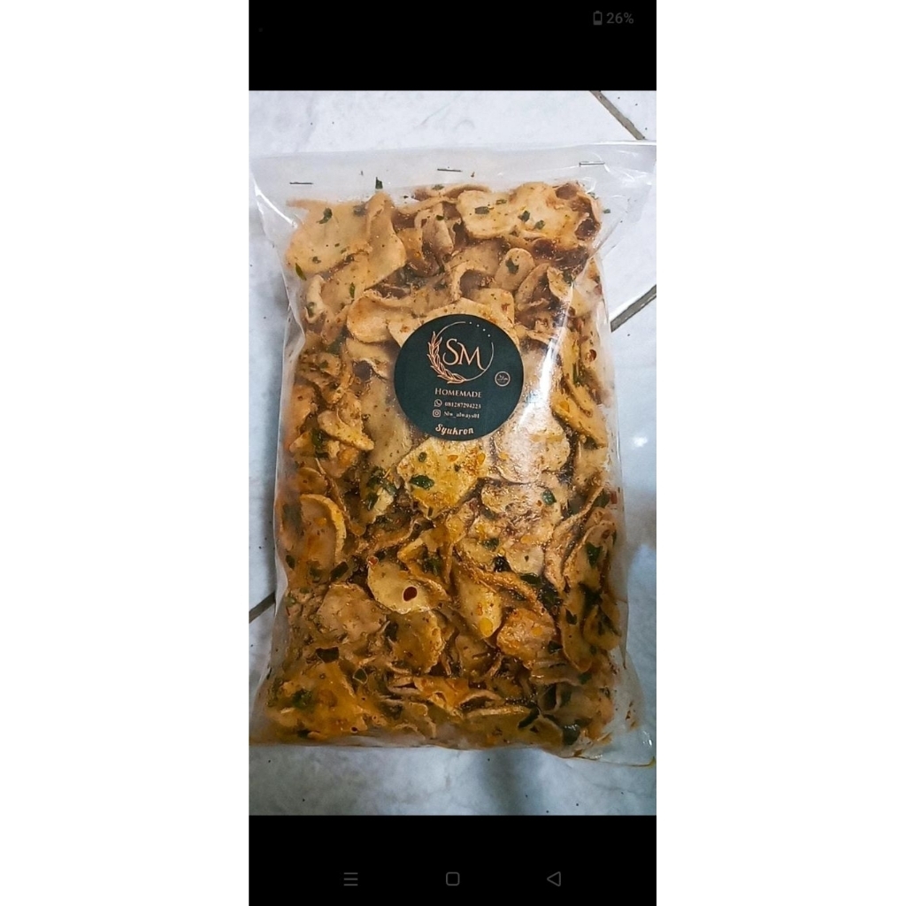 

keripik basreng daun jeruk