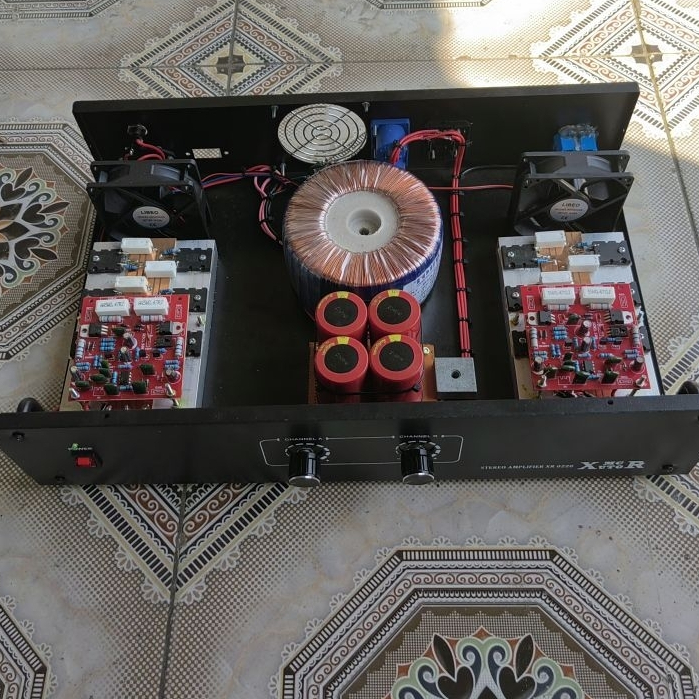 Power Amplifier Rakitan 5A CT 55VAC Trafo Donat GLERRR
