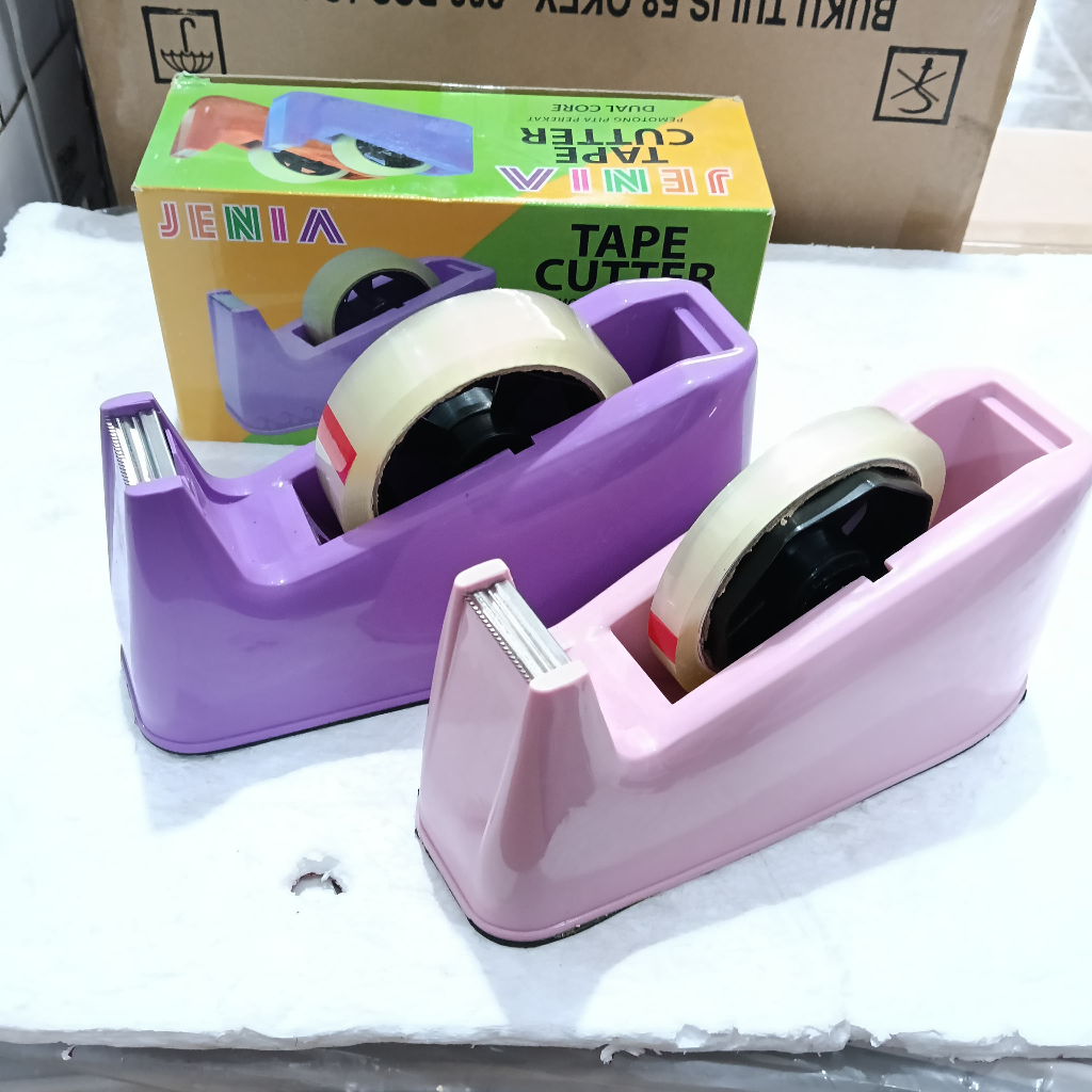 

JENIA TAPE CUTTER PEMOTONG ISOLASI 12MM 24MM 0,5INCH - 1 INCH BESAR