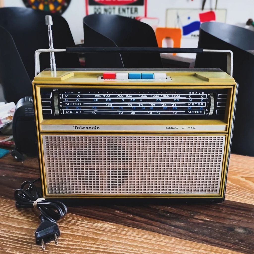 Radio Transistor TELESONIC Japan Retro. Radio Antik Jadul