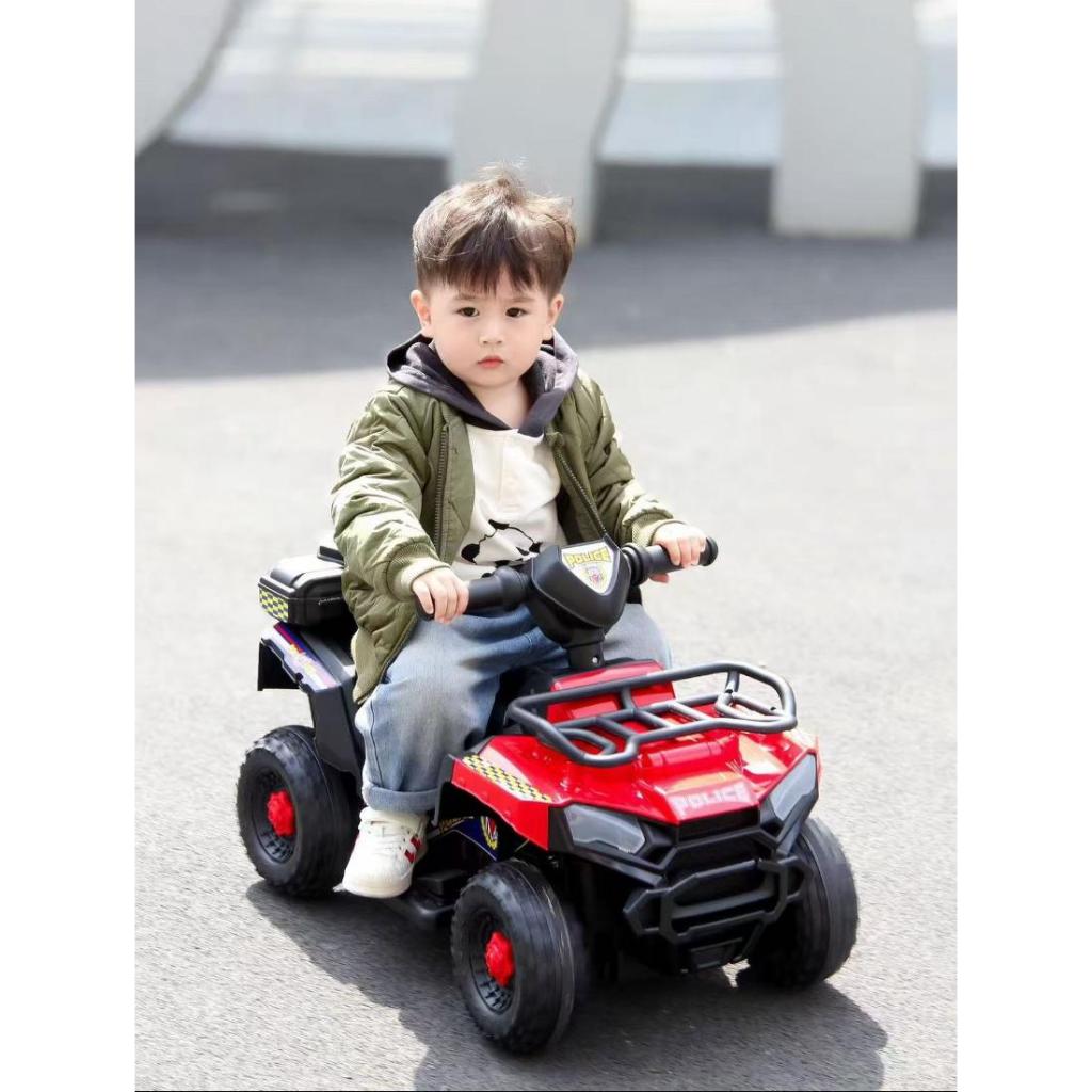 NEW Mobil mobilan Ride-on ATV Priomatoys Mainan Mobil Polisi Anak- anak Bisa Dinaiki MINI CAR