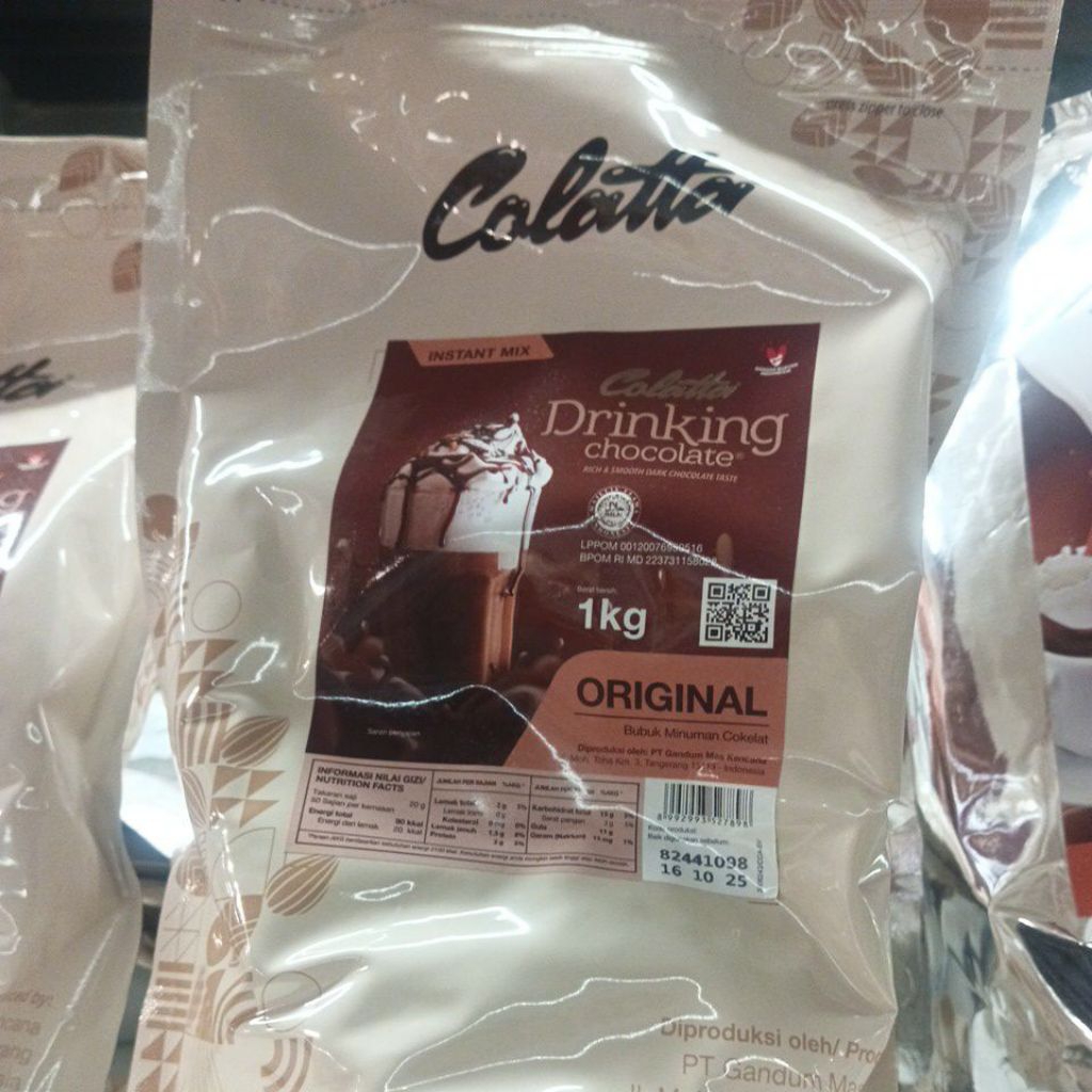 

Collata dringking Chocolate instan mix bubuk coklat minum siap pakai