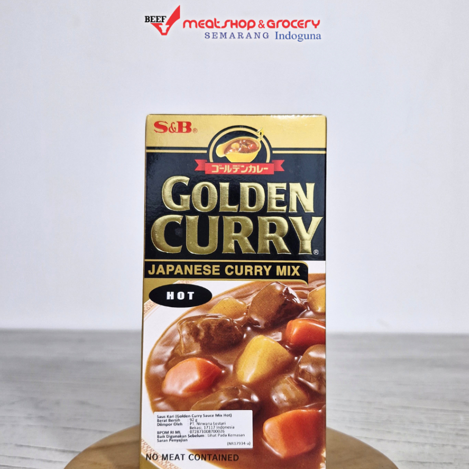 

S&B GOLDEN CURRY SAUCE MIX HOT 92 GRAM