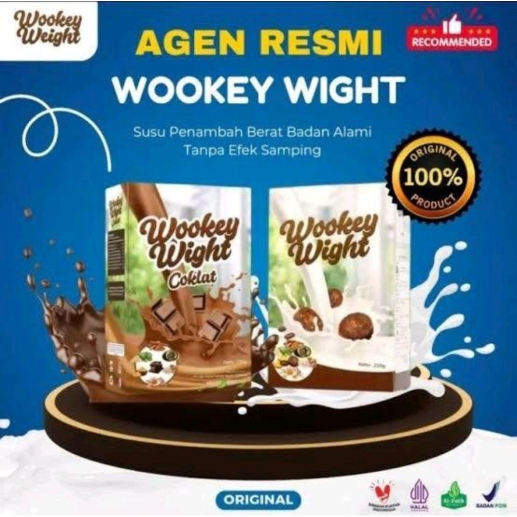 

SUSU WOOKEY WIGHT ORIGINAL 1 BOX SUSU WOOKEY WIGHT PENAMBAH BERAT BADAN HERBAL BPOM