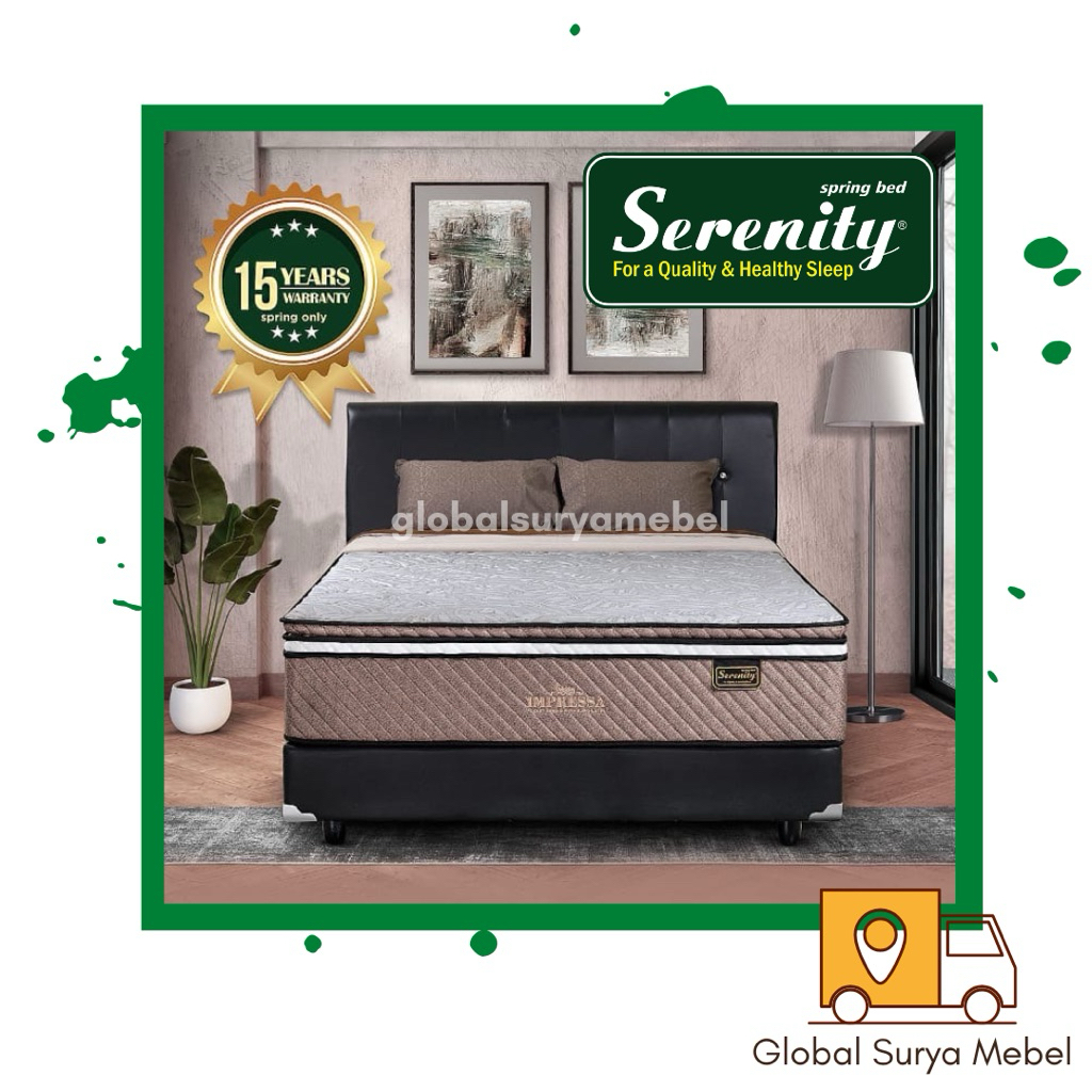 Kasur Elite Serenity Spring Bed Tipe Impressa latex
