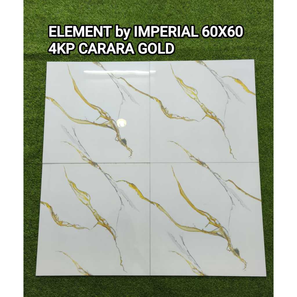 Granit Glazed Element Carara Gold 60x60 - Kilat Medan