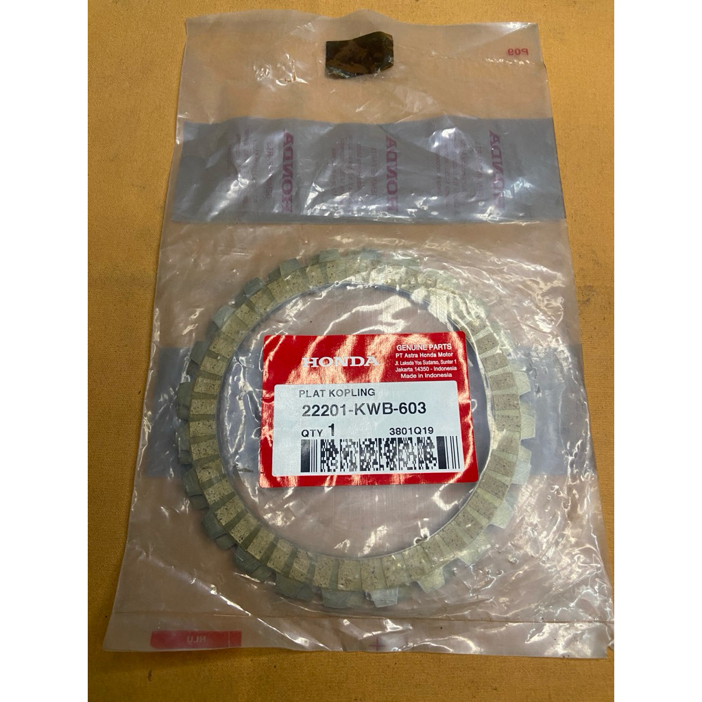 Kampas Kopling Honda Blade Original 22201-KWB-603