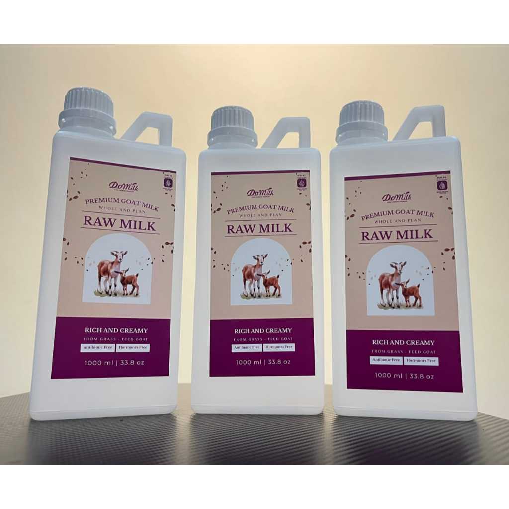 

Susu Kambing RAW-Premium 1000 ml-Domilk Organik