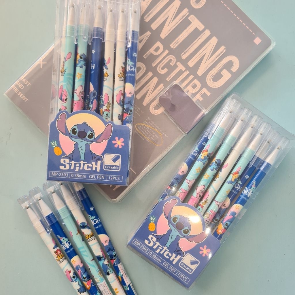

Pulpen Gel Stitch 0.38mm Erasable – Desain Karakter Lucu (Satuan / Set)