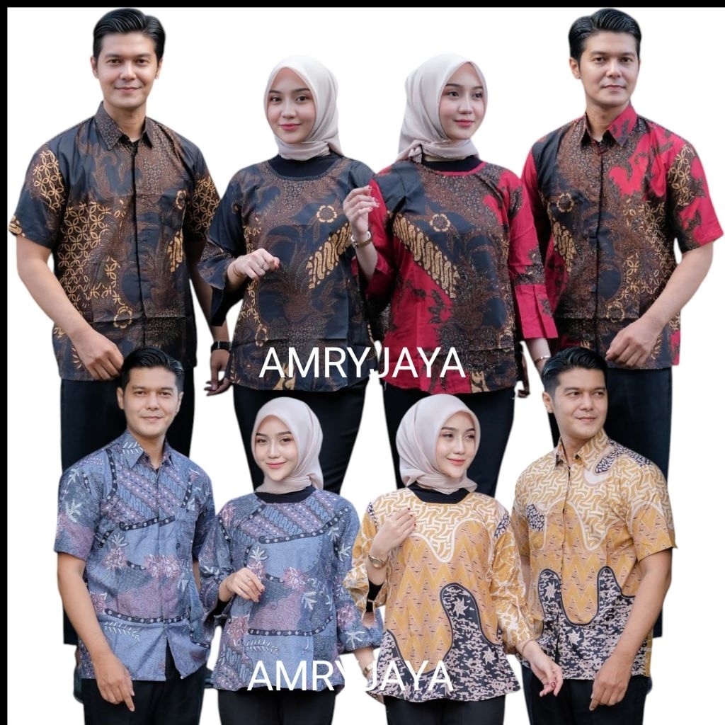 couple batik pasangan couple baju kondangan pasangan kembaran baju Kemeja & Blouse couple baju pasan