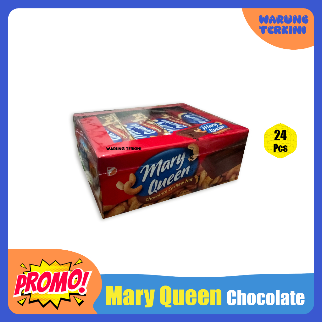

Mary Queen Chocolate Cashew Nut 1 Box 24 Pcs 10gr