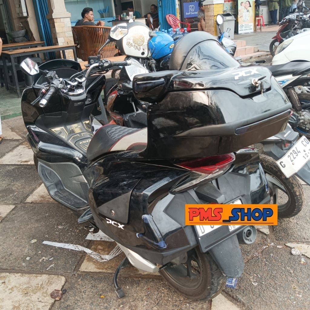 PAKETAN TOP BOX DAN SIDE BOX PCX 150 PCX 160 DILENGKAPI SEIN LED SEPAKET BOX CUSTOM PCX 160 SANDARAN