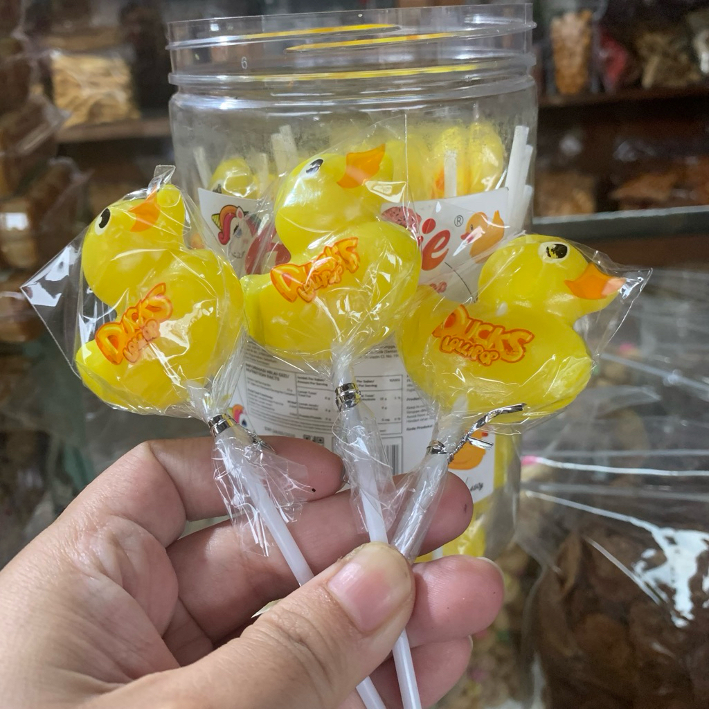 

PERMEN KARAKTER HALAL HOOPIE LOLLYPOP BENTUK BEBEK