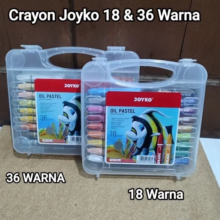 Oil Pastel Joyko 18 & 36 Warna
