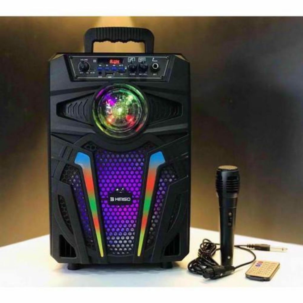 Karaoke Speaker Kimiso 4813 Music Box Bluetooth Wireless With Microphone.