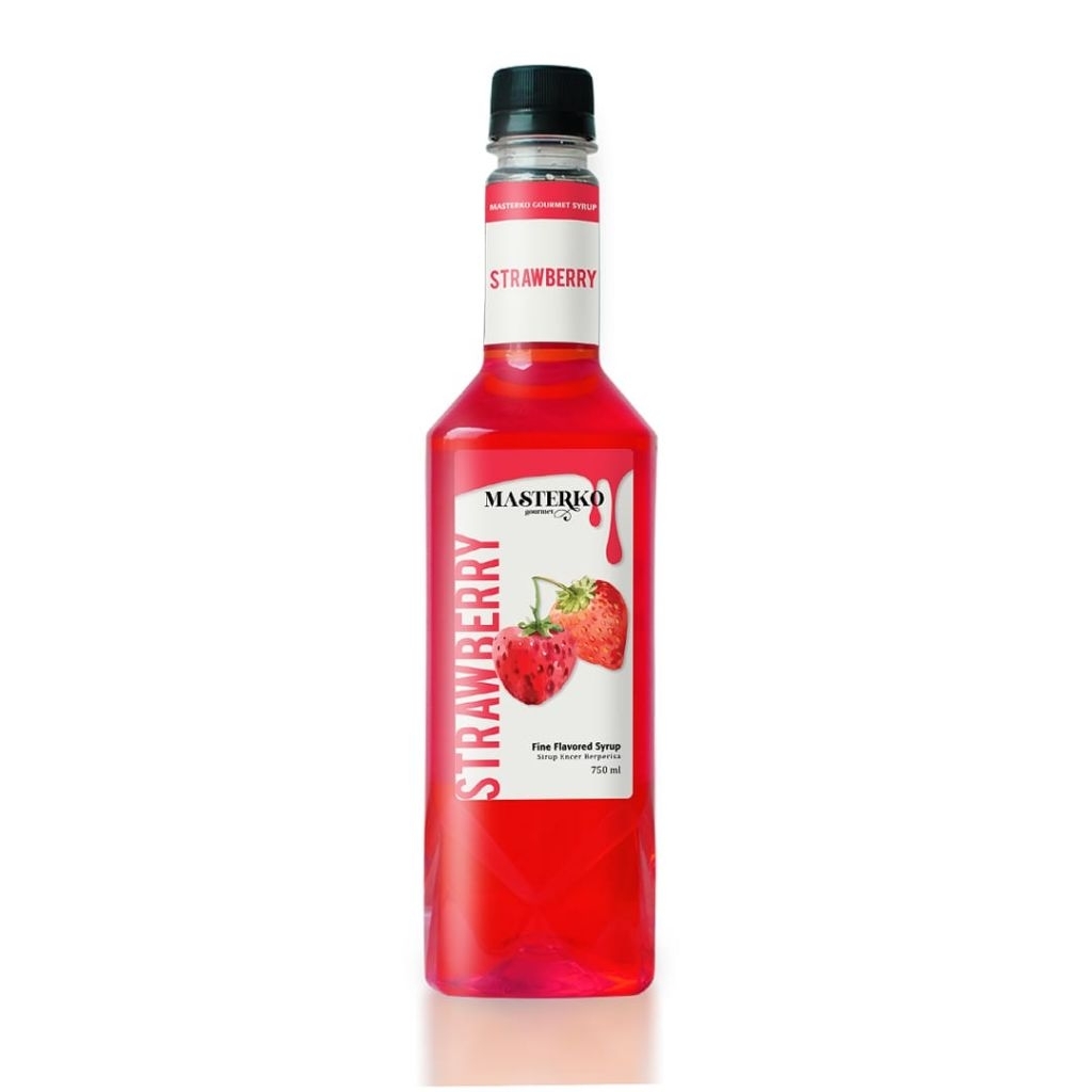 

Masterko Gourmet Syrup Strawberry Flavour ( Sirup Masterko Rasa Stroberi)
