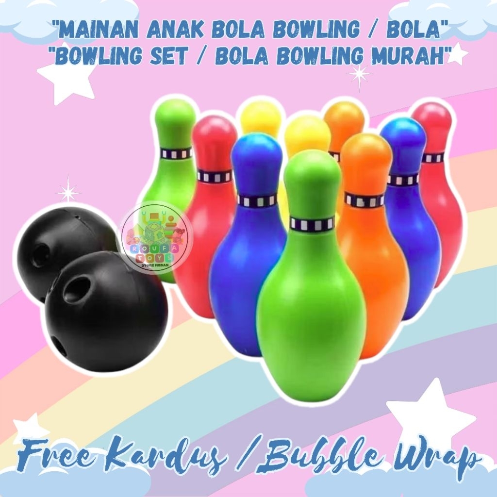 MAINAN ANAK BOLA BOWLING / BOLA BOWLING SET / BOLA BOWLING MURAH