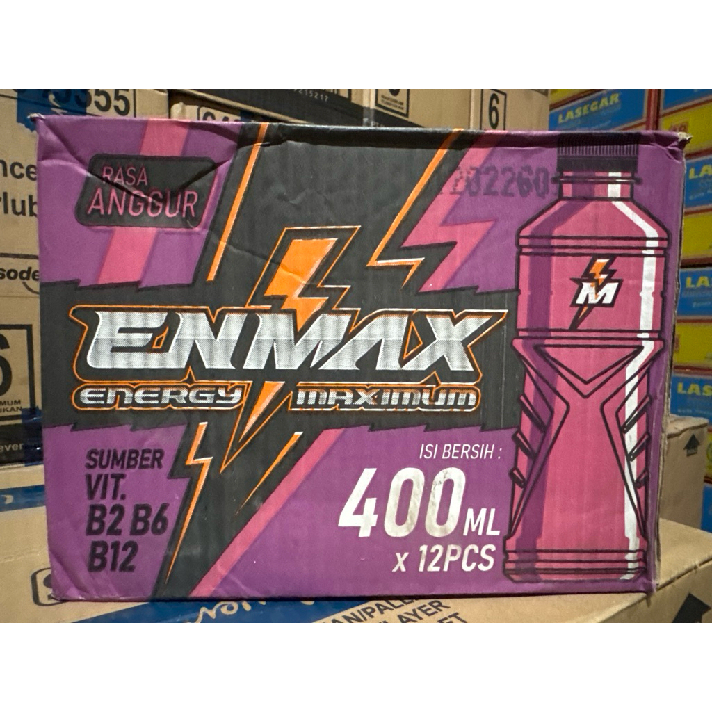 

Minuman Enmax 400ml @ 12 botol / 1 dus