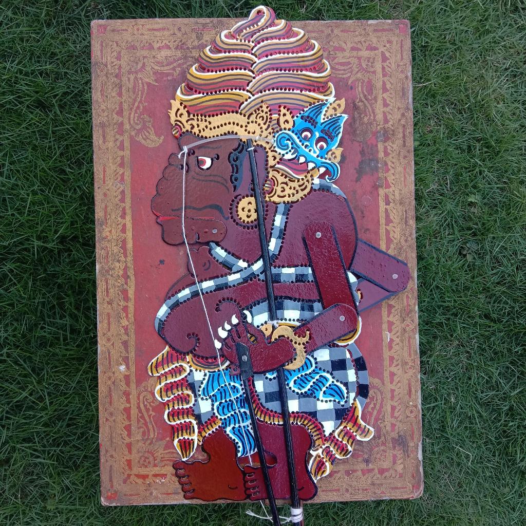 Wayang Kertas Karton Dalang Samirana / Mpu Leger Bali
