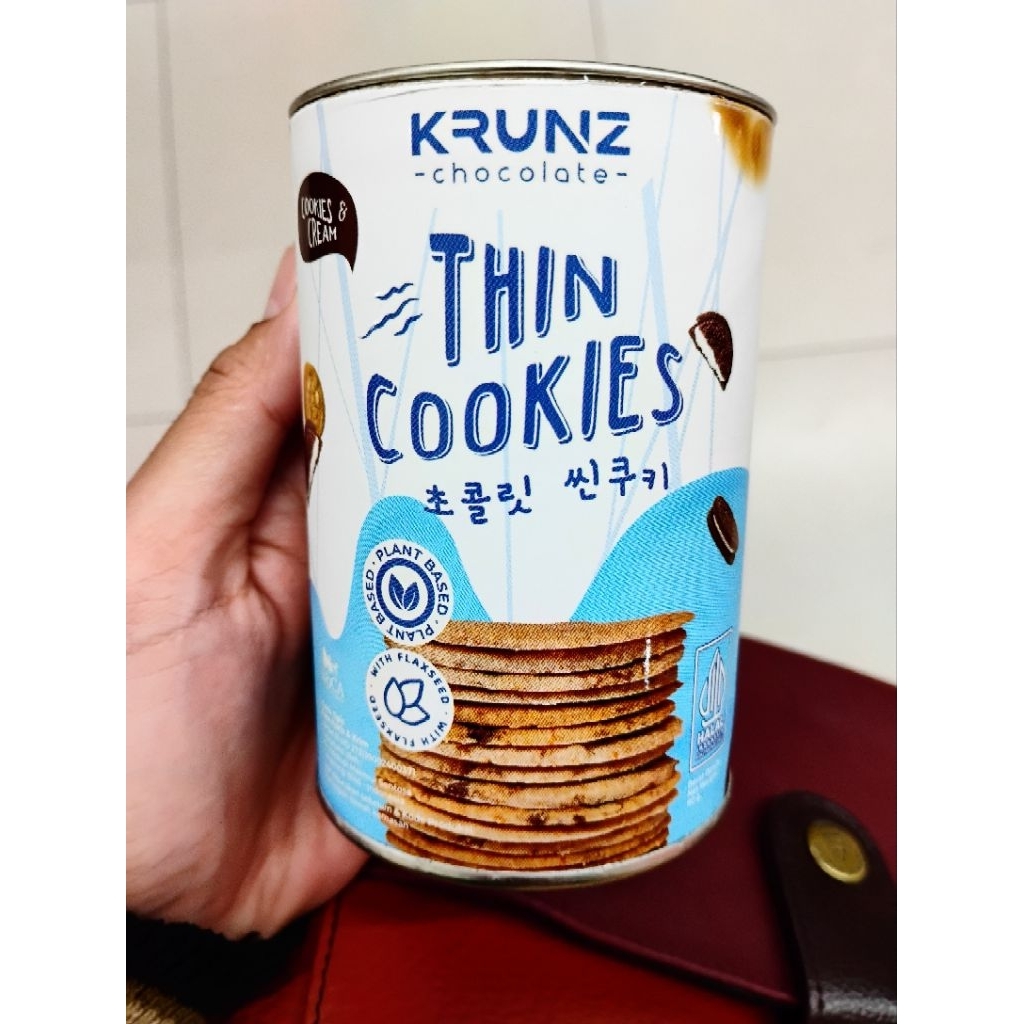 

Woca Krunz Thin Cookies Rasa Cookies&Cream/Dark Chocolate/Expreso Coffe 90Gr