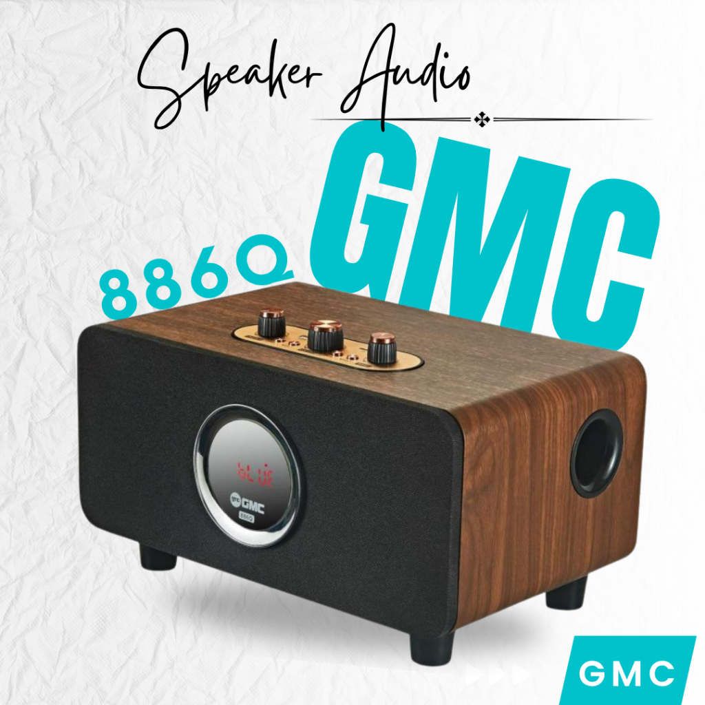 Speaker  multimedia bloetooth GMC 886Q speaker / speaker GMC 4inch''