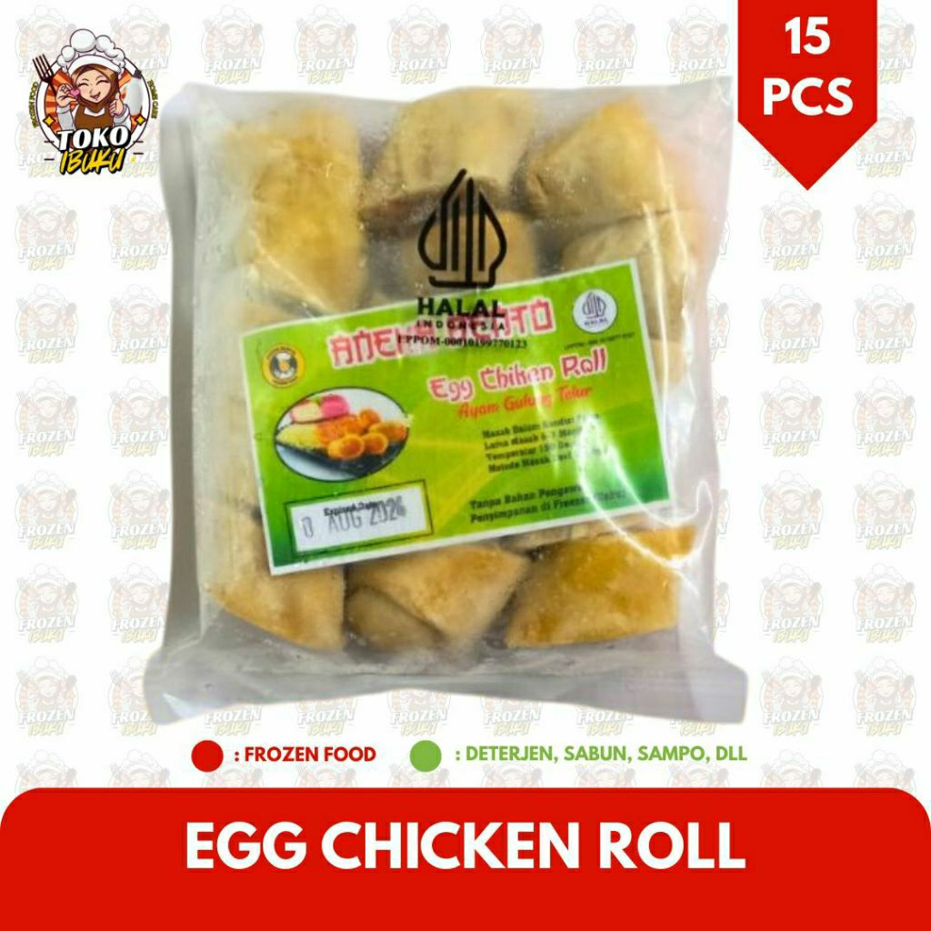 

EGG CHICKEN ROLL ANEKA BENTO ISI 15 PCS